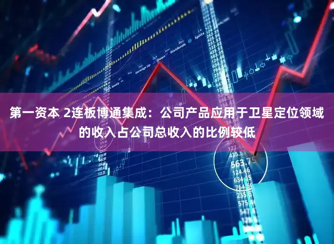第一资本 2连板博通集成：公司产品应用于卫星定位领域的收入占公司总收入的比例较低