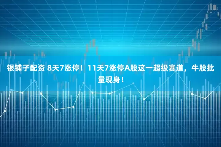 银铺子配资 8天7涨停！11天7涨停A股这一超级赛道，牛股批量现身！